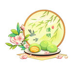 清明节踏青国风美食青团