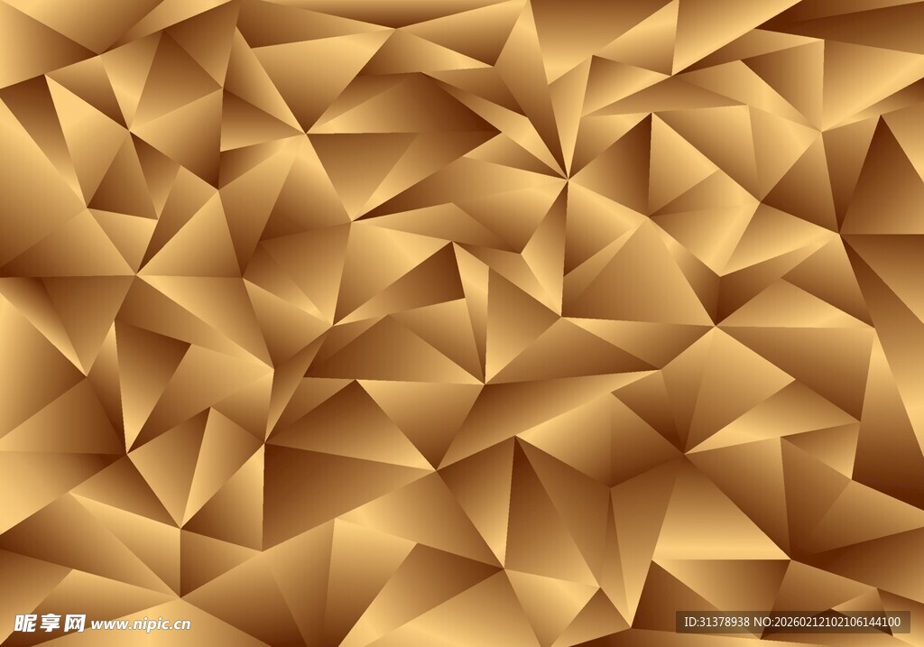 金色几何背景