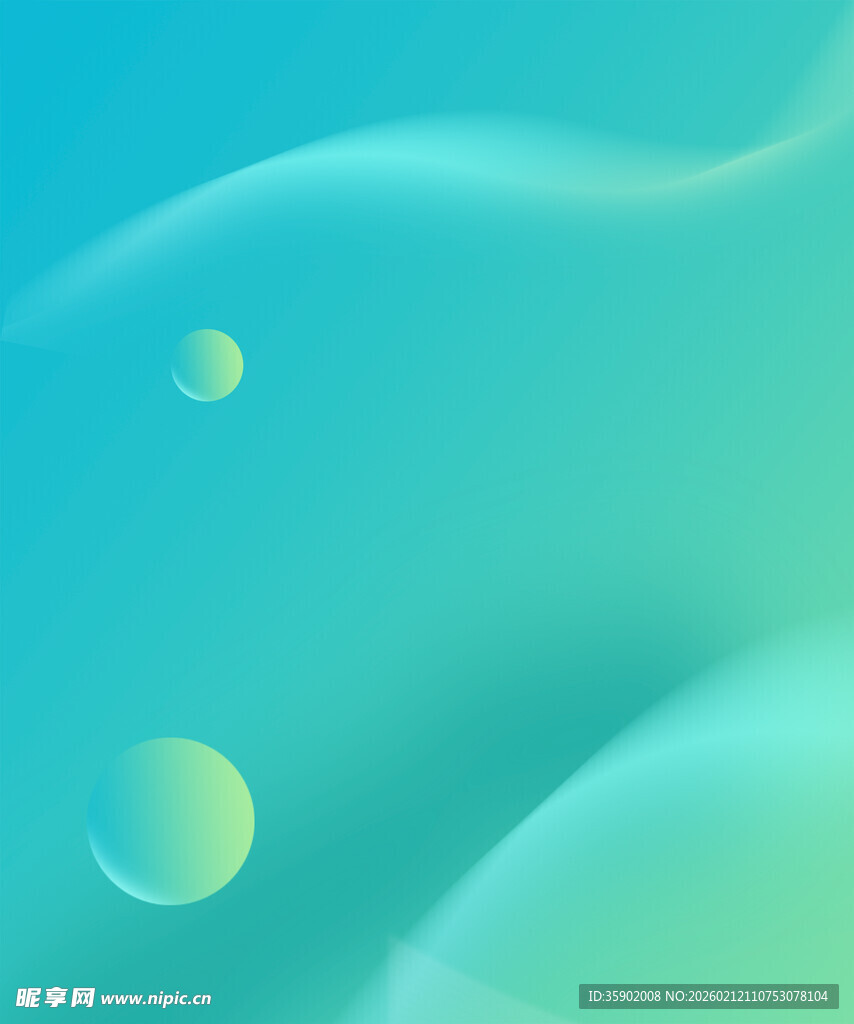 梦幻渐变气泡背景图