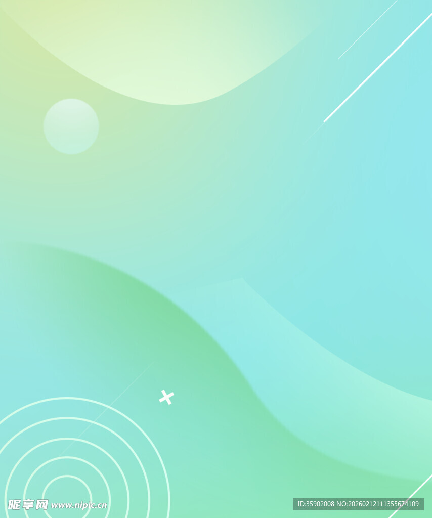 清新渐变流体背景图案