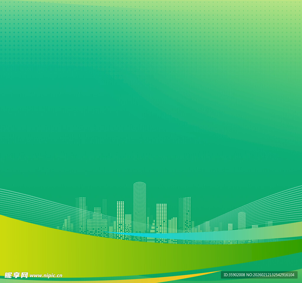 绿色城市背景图