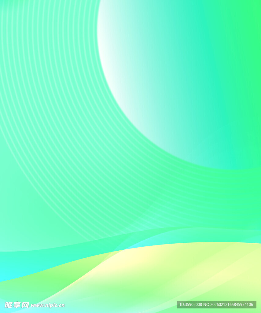 清新渐变绿背景图案