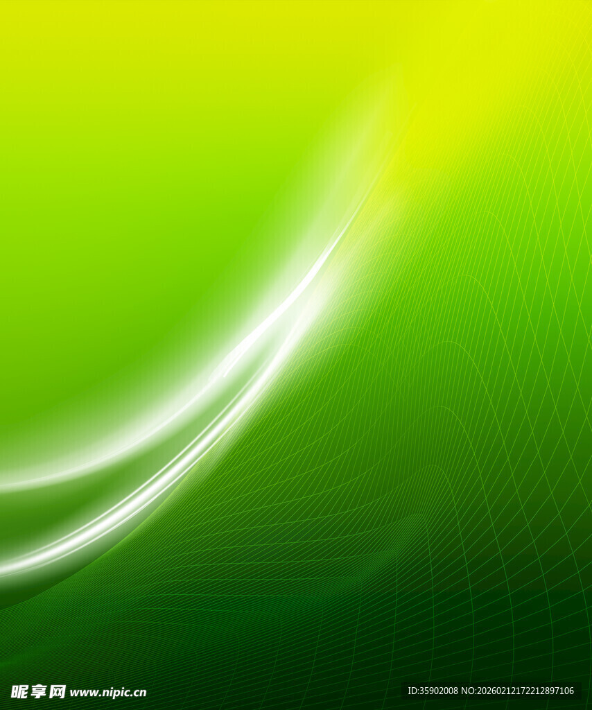 绿色动感光线抽象背景图