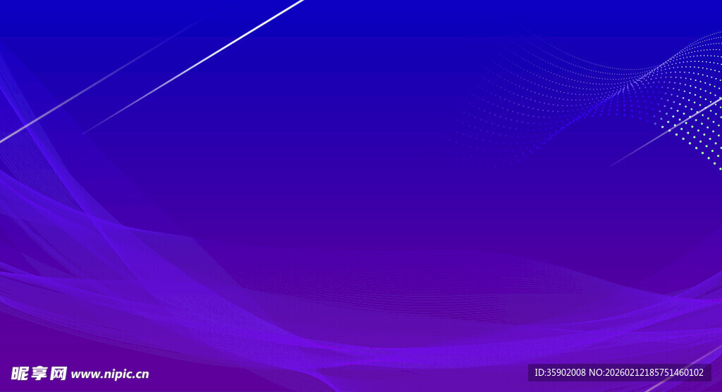 梦幻渐变紫色线条背景图