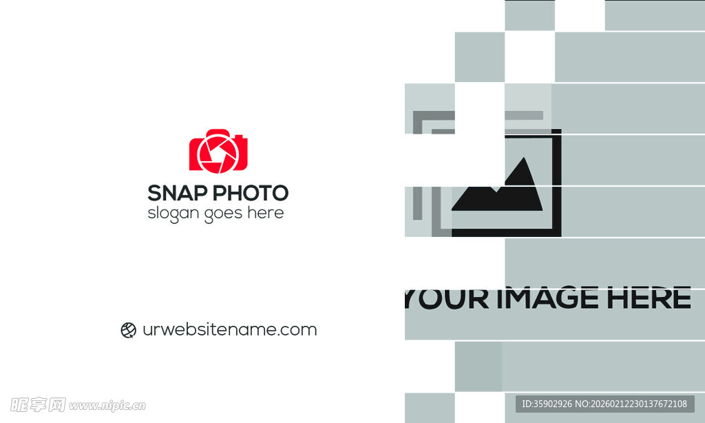 高档红色简约名片