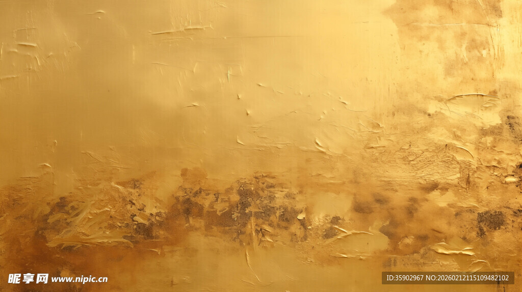 金色斑驳质感艺术背景