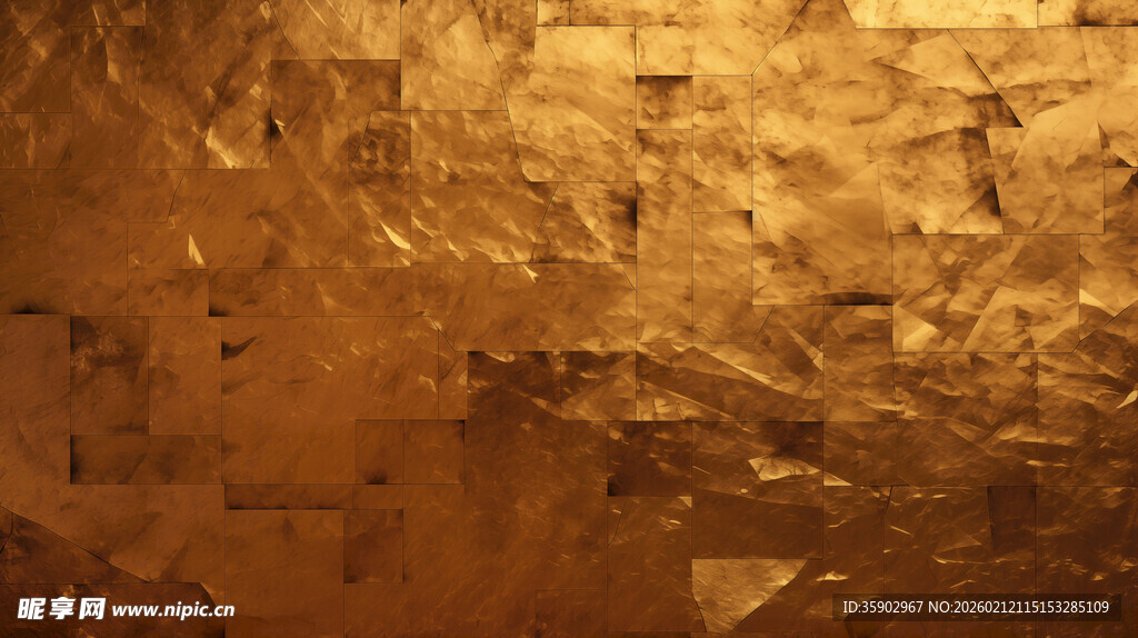 金色纹理墙面背景图