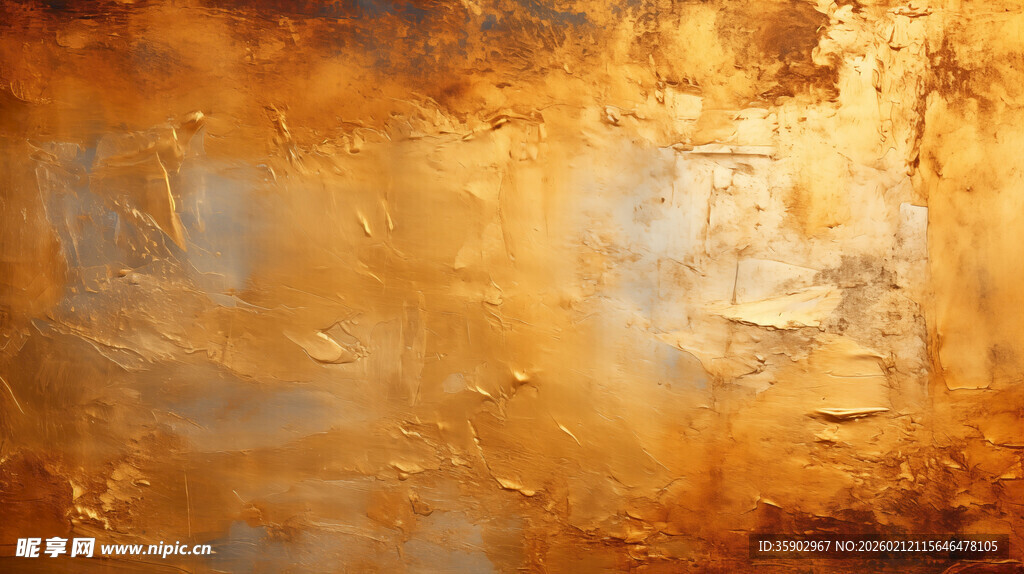 金色抽象纹理艺术背景