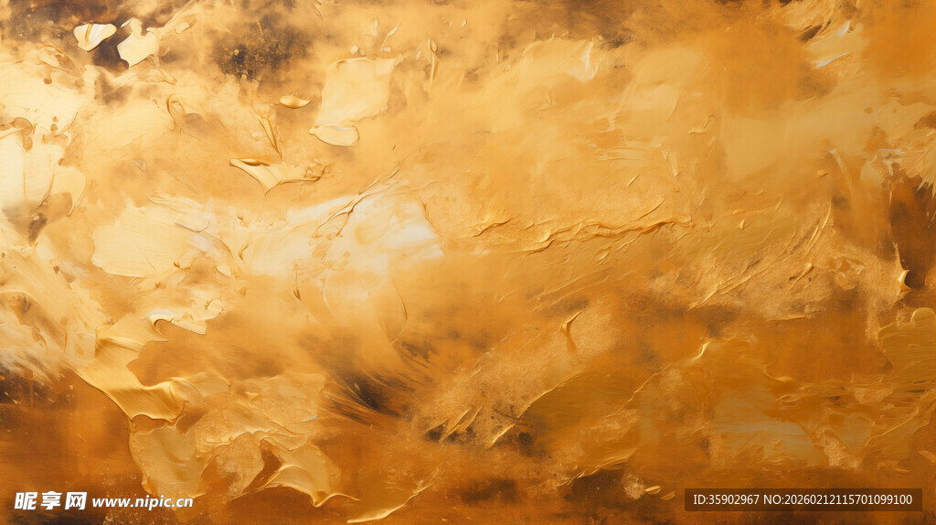 金色抽象纹理艺术背景图