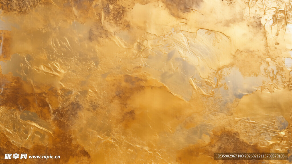 金色纹理艺术背景图