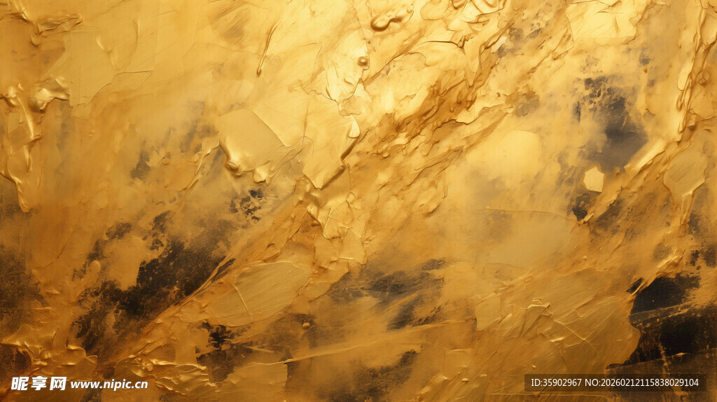 金色纹理抽象艺术背景