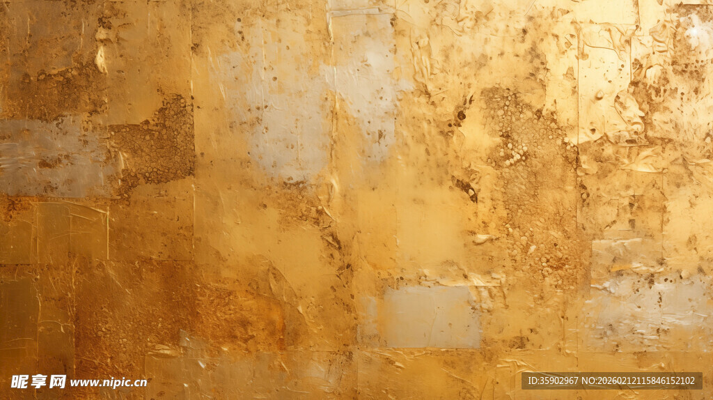 斑驳锈迹金属墙面纹理