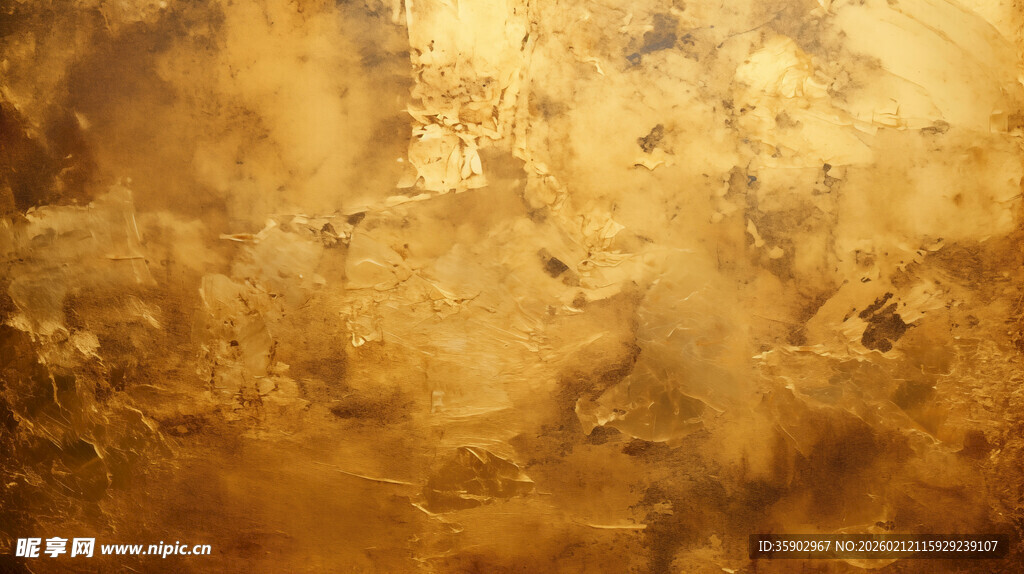 金色抽象纹理背景图