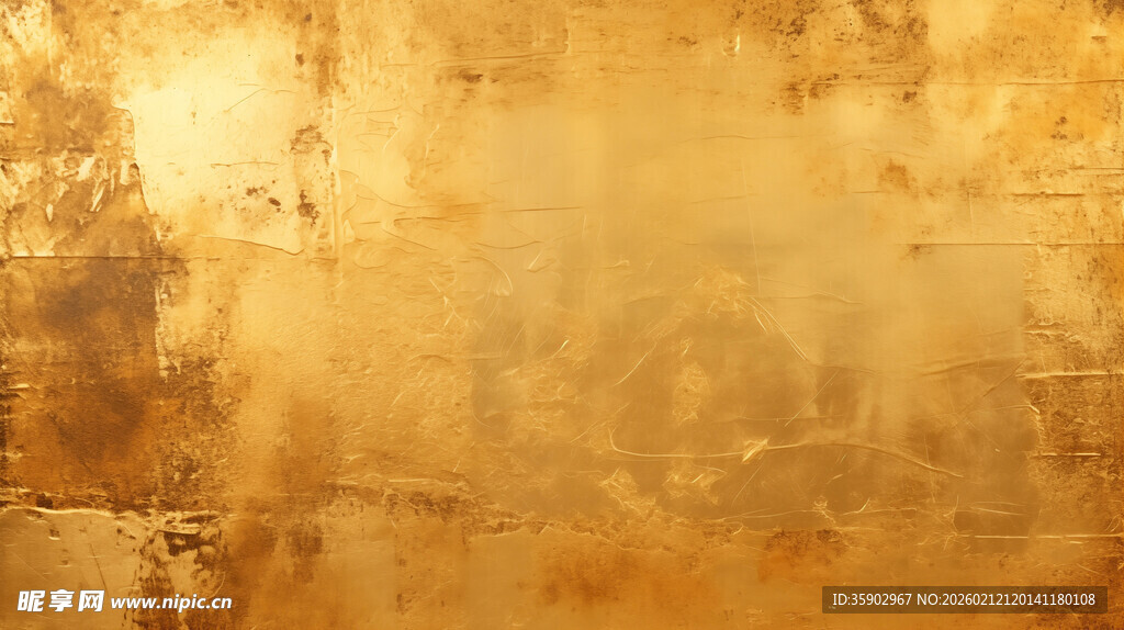 复古斑驳金色纹理背景