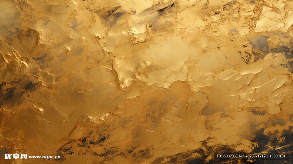 金色纹理抽象背景图
