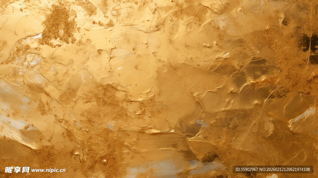 金色斑驳质感艺术背景