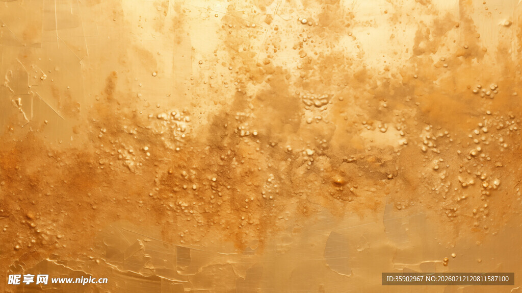 金色纹理墙面艺术效果