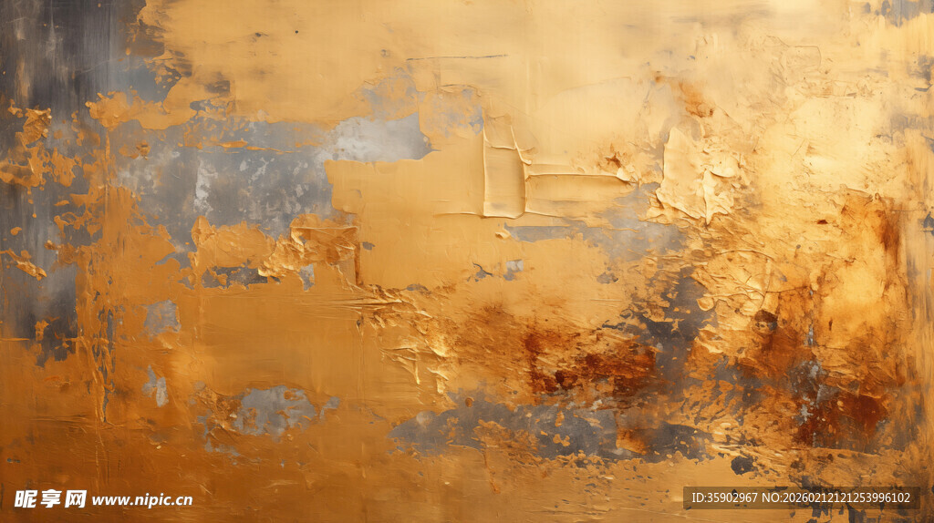 抽象斑驳色彩艺术画作