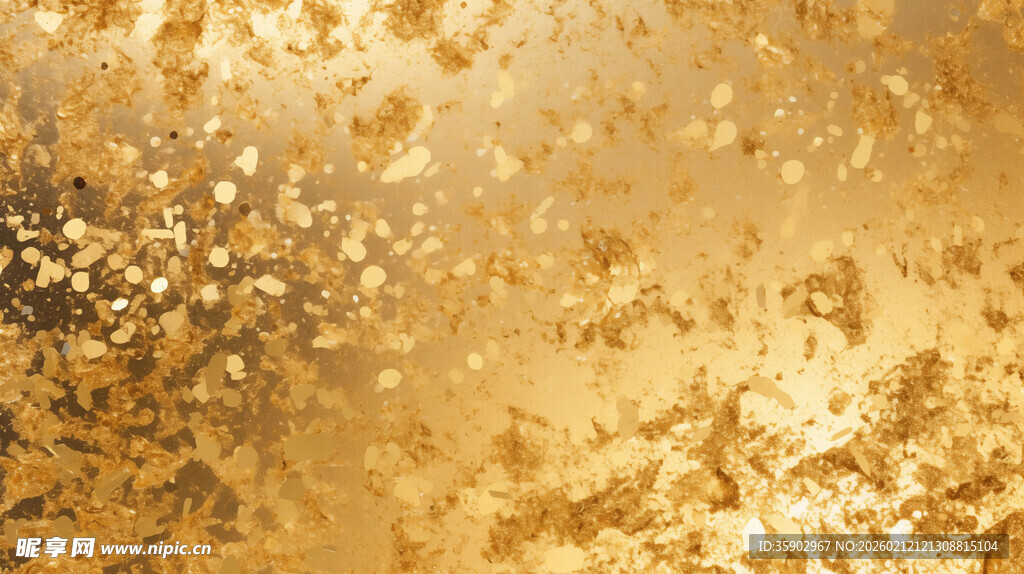 金色闪光纹理背景图