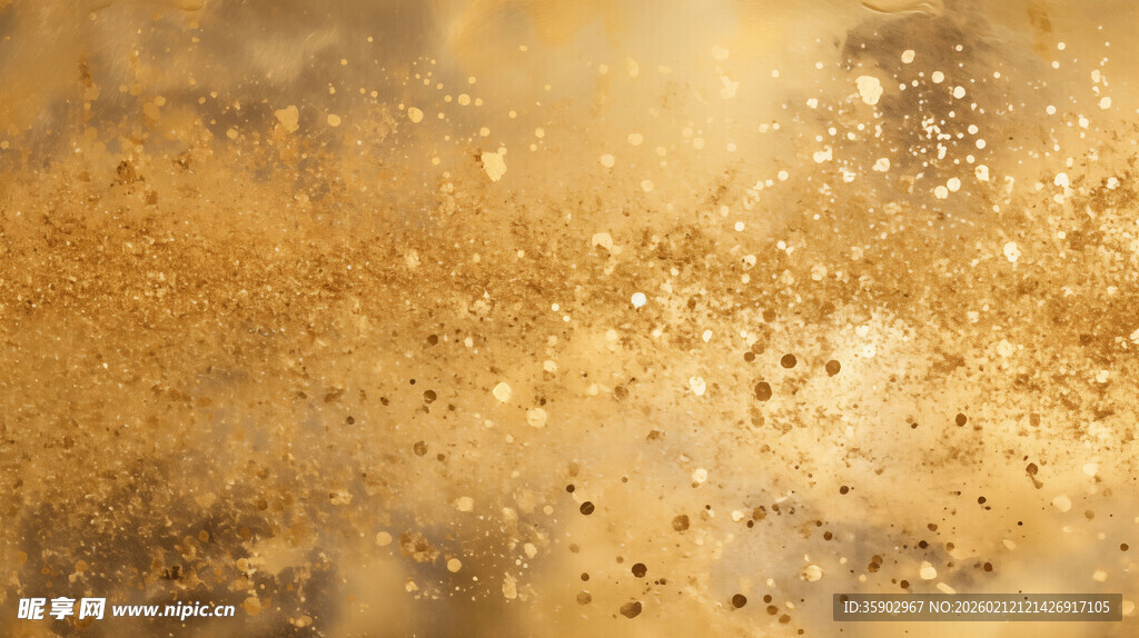 金色闪烁背景纹理