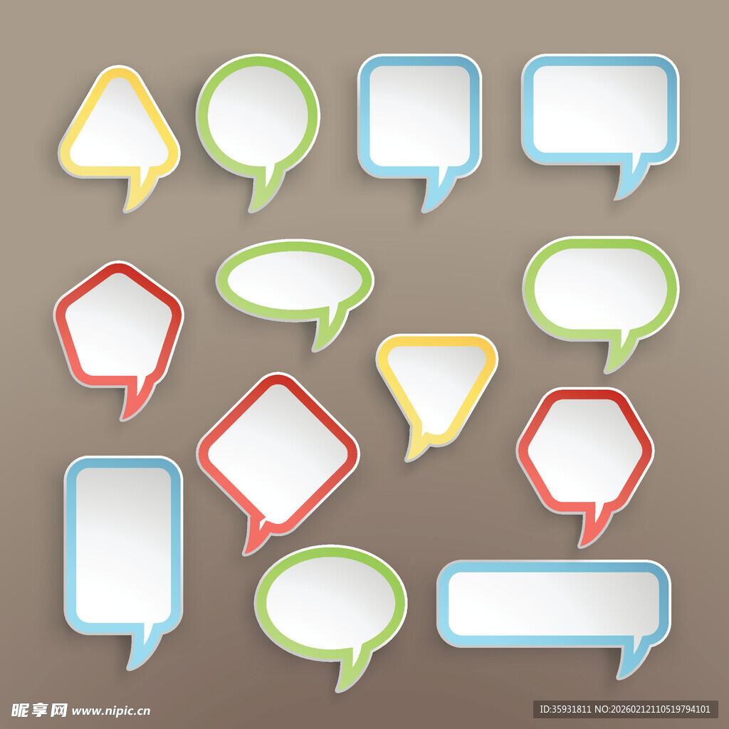 对话气泡素材