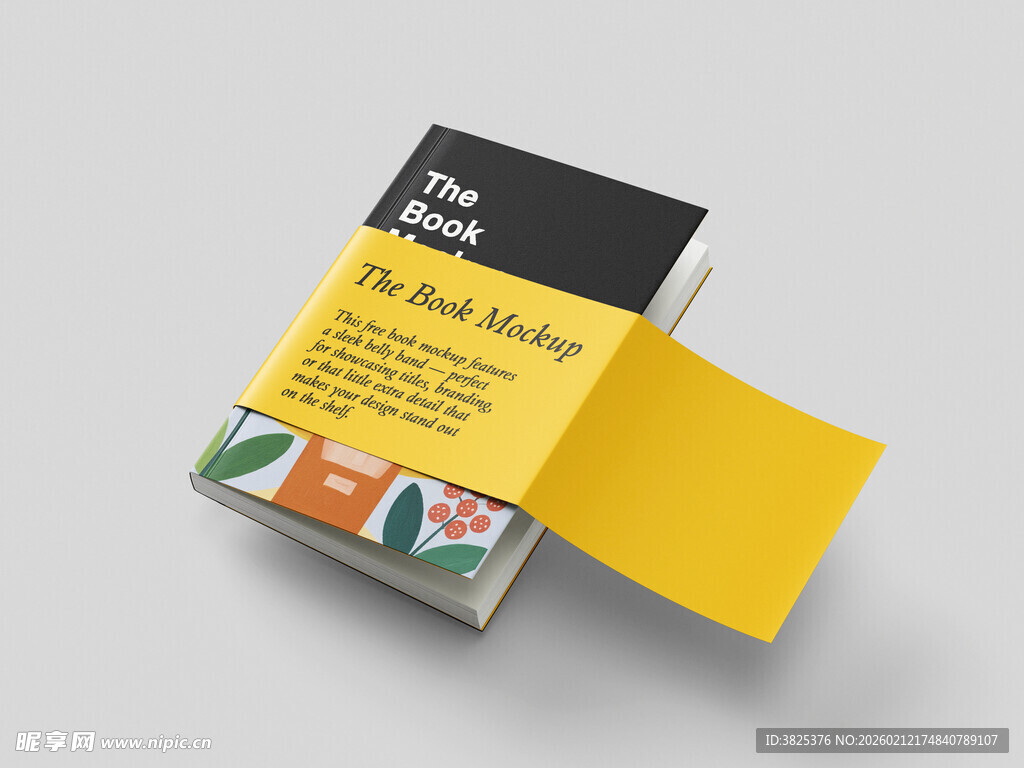 创意笔记本书籍设计展示样机