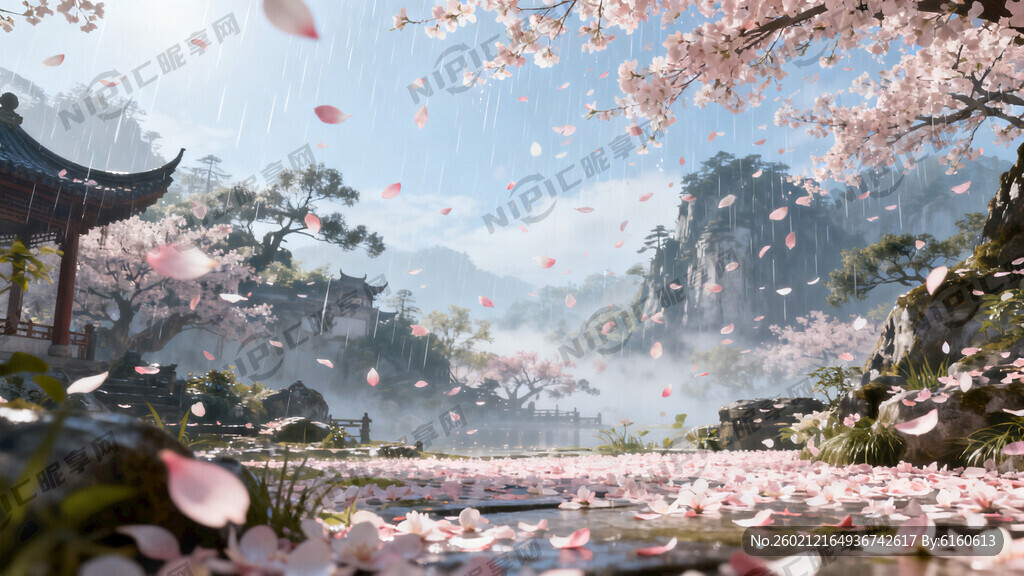 游戏梦幻唯美新中式风景 超高清