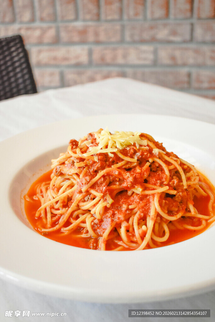 美味意大利肉酱面