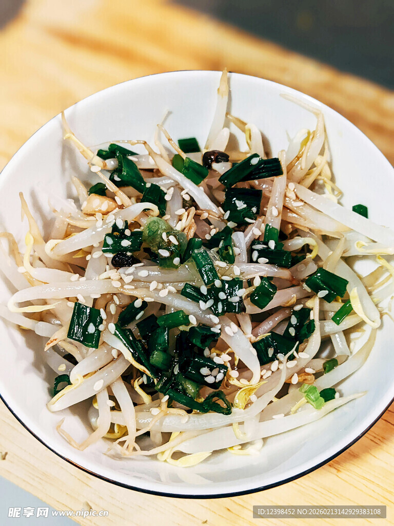 美味凉拌豆芽菜