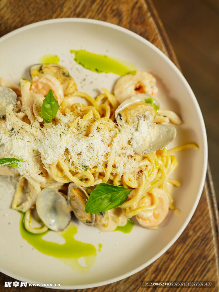 美味海鲜意面料理