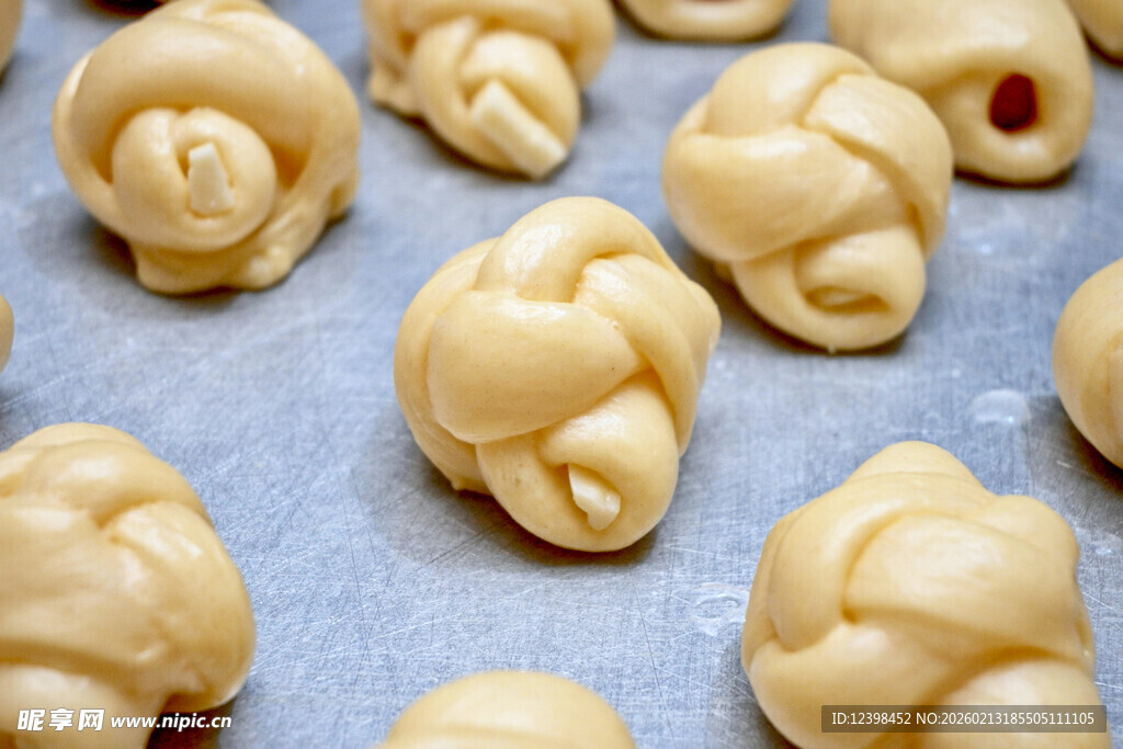 可爱造型的手工小面包