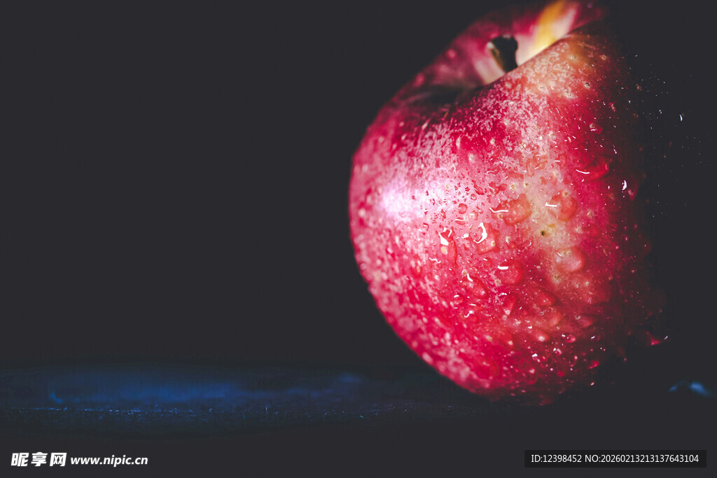 红苹果特写
