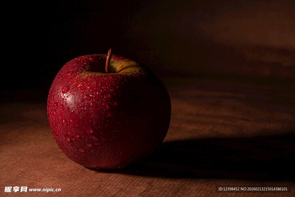 红苹果静物特写