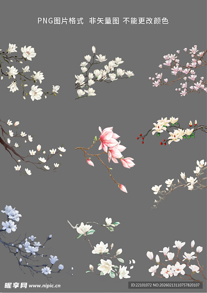 中式花鸟图案装饰素材集