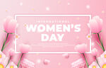妇女节庆祝背景
