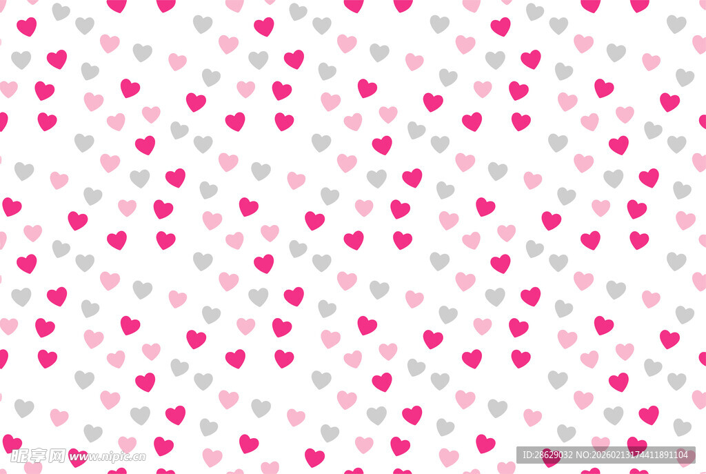 爱心图案背景