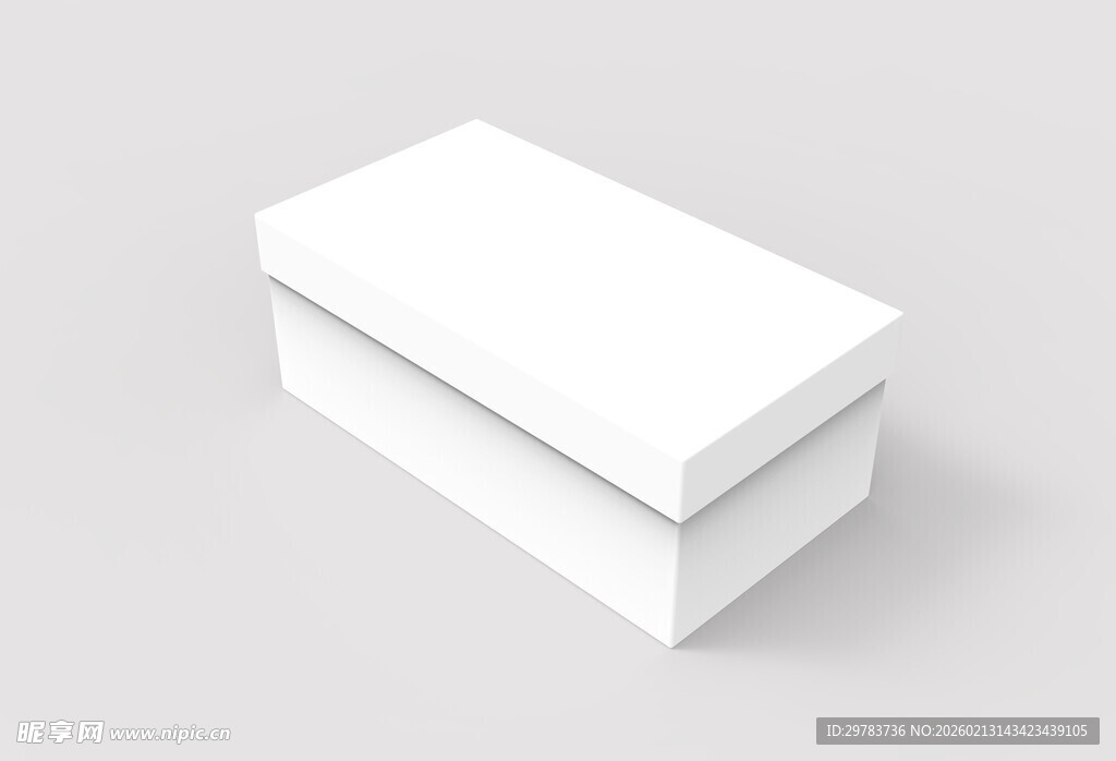 鞋盒样机效果图