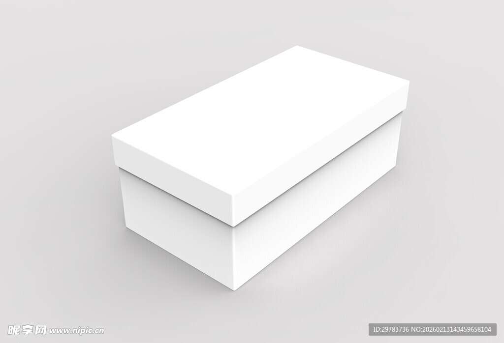 鞋盒样机效果图