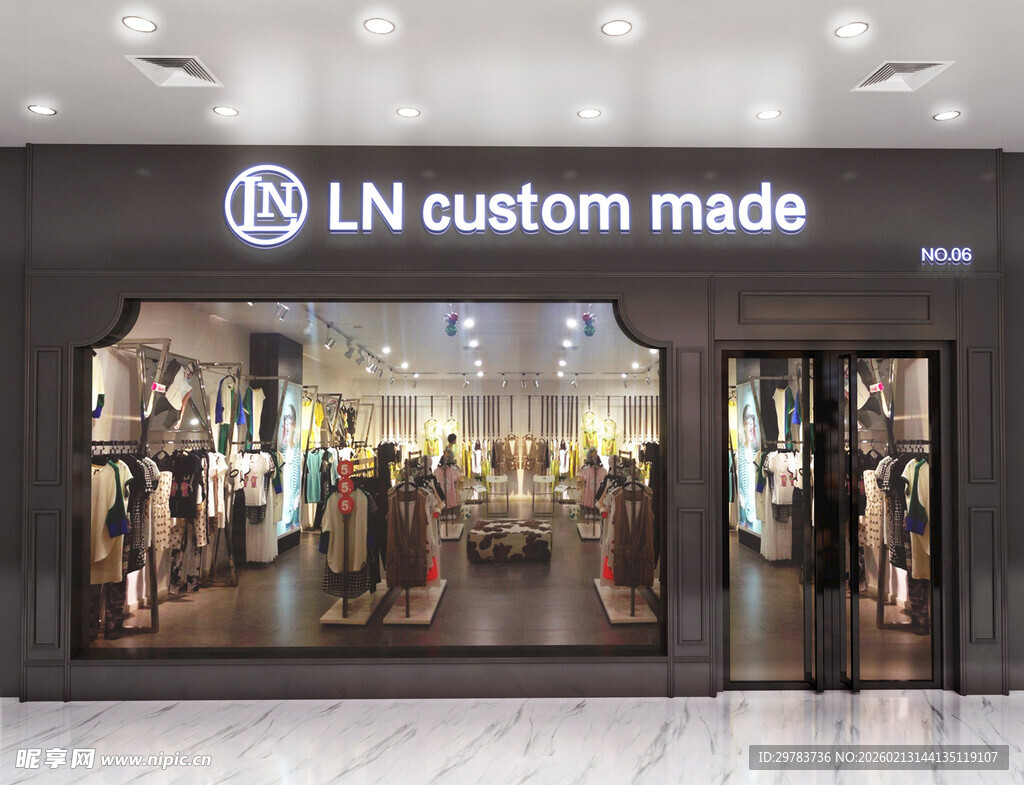 门头样机效果图