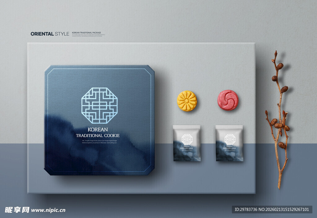 中式风格包装样机