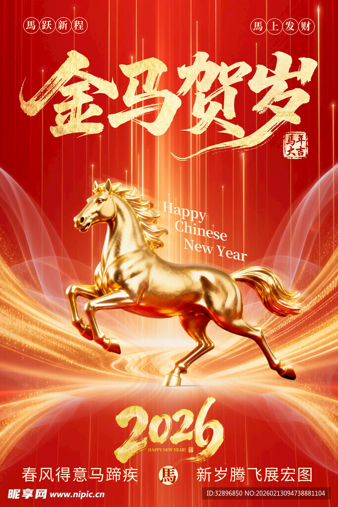 金马贺岁2026海报