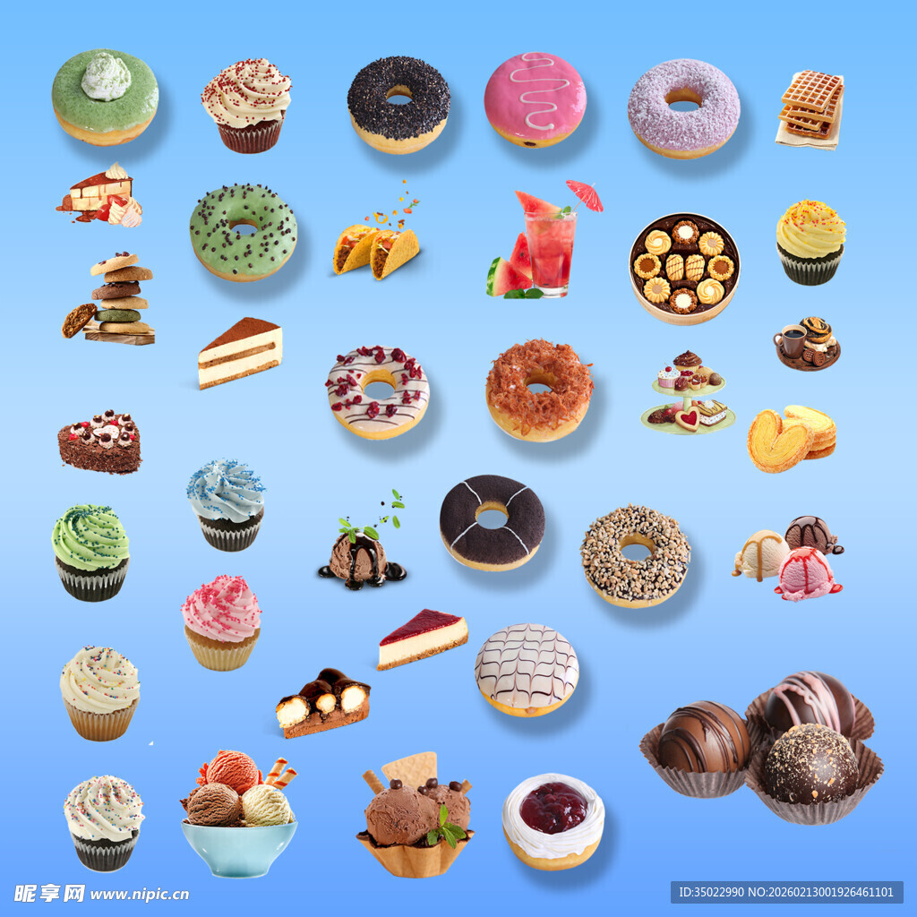 多彩美味甜点大集合