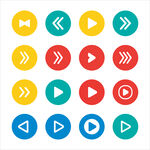 音乐播放控制图标