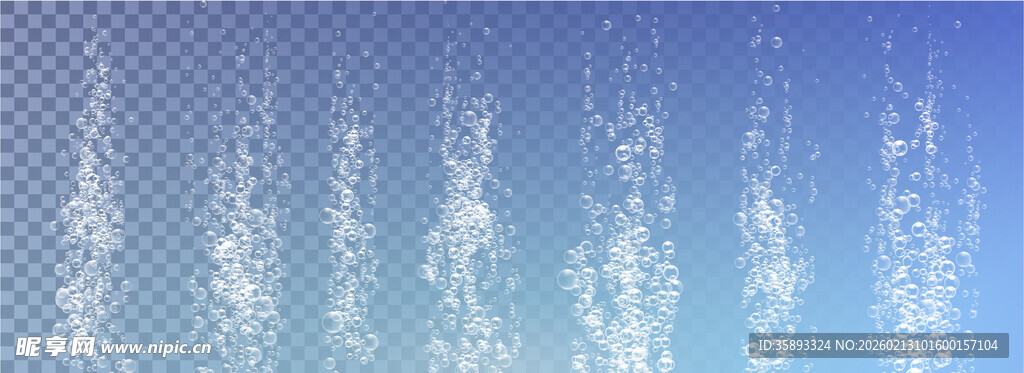 水花气泡素材
