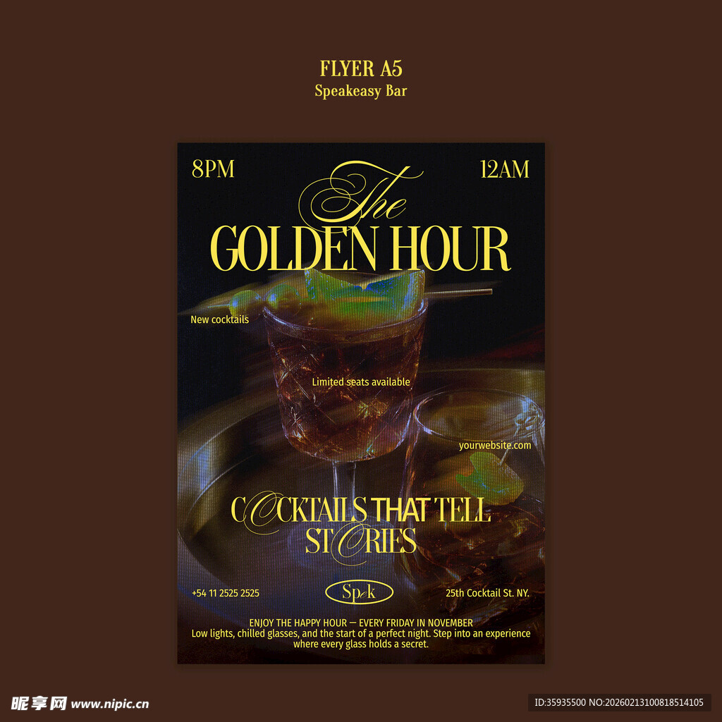 金色时刻音乐活动海报