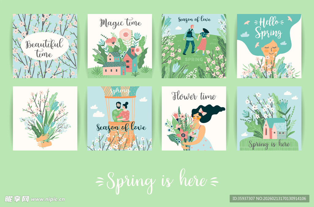 春季插画
