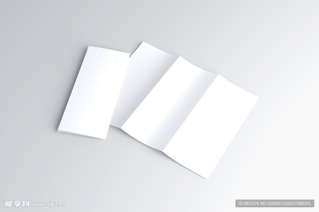空白三折页样机展示