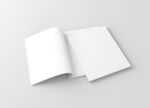空白翻开图册展示样机