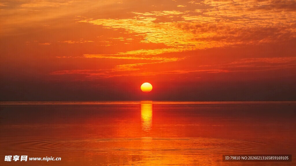 海上日落美景