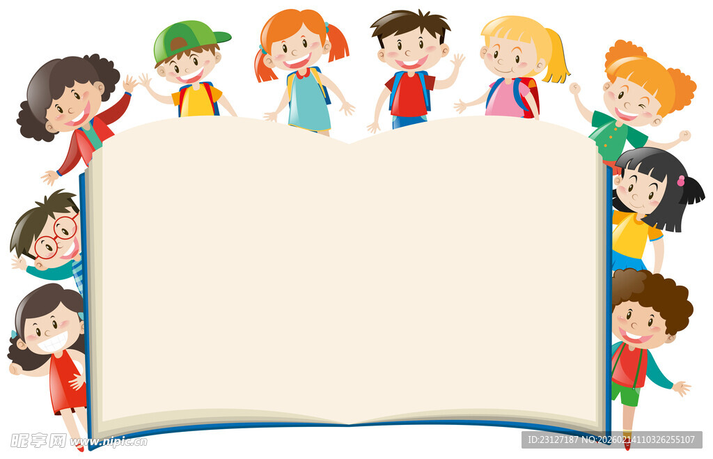 卡通儿童展板